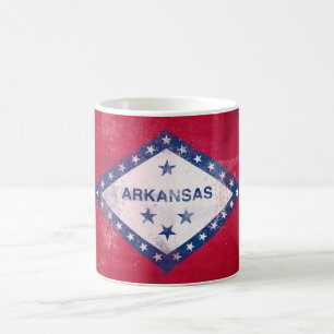 Vlag bij Distress Arkansas Koffiemok