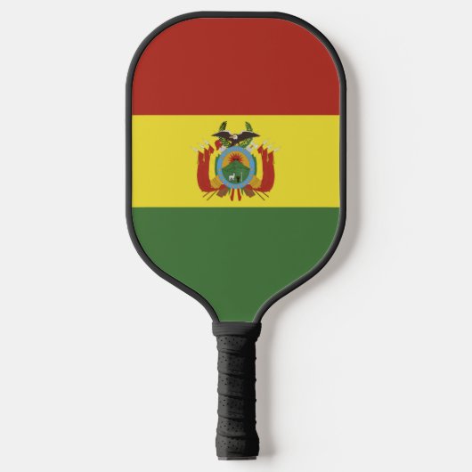 vlag bolivia pickleball paddle (Voorkant)