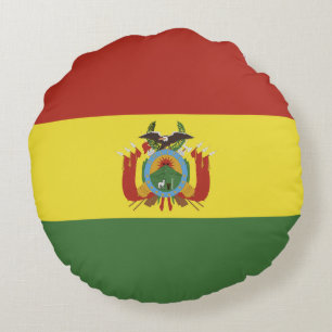 vlag bolivia rond kussen