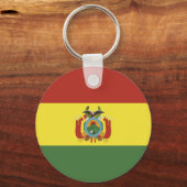 vlag bolivia sleutelhanger (Voorkant)