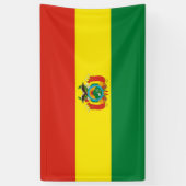vlag bolivia spandoek (Verticaal)