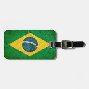vlag Brazilië Bagagelabel