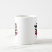 Vlag Bretagne Breizh graffiti Breton graff Koffiemok (Center)