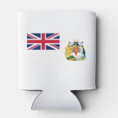 Vlag Brits Antarctisch Gebied Blikjeskoeler (Achterkant)