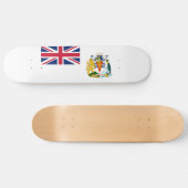 Vlag Brits Antarctisch Gebied Skateboard (Horizontaal)