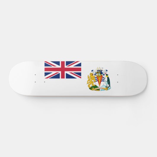 Vlag Brits Antarctisch Gebied Skateboard (Horizontaal)