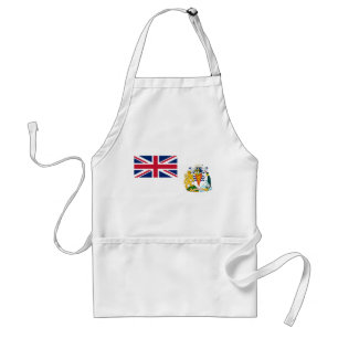 Vlag Brits Antarctisch Gebied Standaard Schort