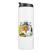 Vlag Brits Antarctisch Gebied Thermosbeker (Geroteerd rechts)