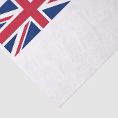 Vlag Brits Antarctisch Gebied Tissuepapier (Detail)