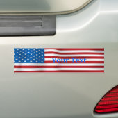 vlag Bumpersticker (Op auto)