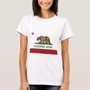Vlag Californische binnenlandse republiek T-shirt