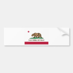 Vlag Californische staat Bumpersticker