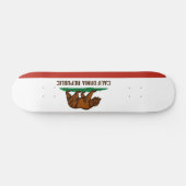 Vlag Californische staat Skateboard (Horizontaal)