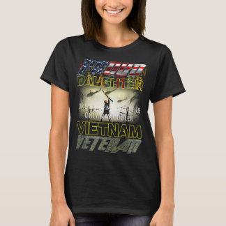 Vlag camou Proud Daughter Leger VS T-shirt