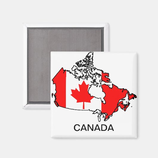 vlag canada magneet (Voorkant / Achterkant)