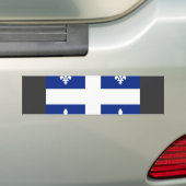 Vlag Canada Quebec Bumpersticker (Op auto)