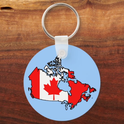 vlag canada sleutelhanger (Voorkant)