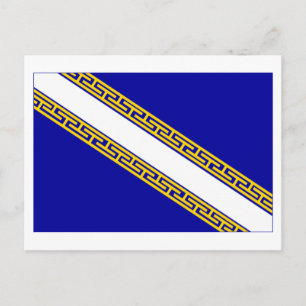 vlag Champagne-Ardenne Briefkaart
