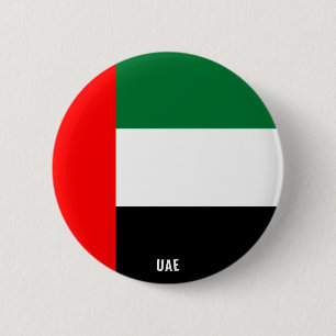 Vlag charmerend patriotticum in de Verenigde Arabi Ronde Button 5,7 Cm
