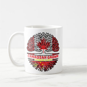 Vlag Chinese Chinese Canadese bomen Koffiemok