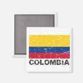  vlag Colombia Magneet (Voorkant / Achterkant)