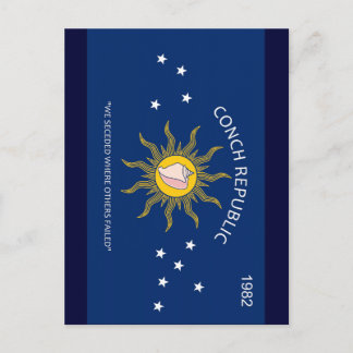Vlag Conch Republic Briefkaart