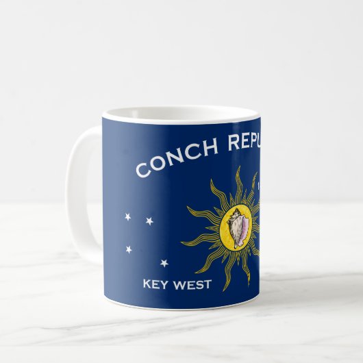 Vlag Conch Republic Koffiemok (Voorkant links)