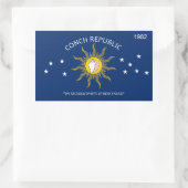 Vlag Conch Republic Rechthoekige Sticker (Tas)
