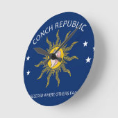 Vlag Conch Republic Ronde Klok (Hoek)