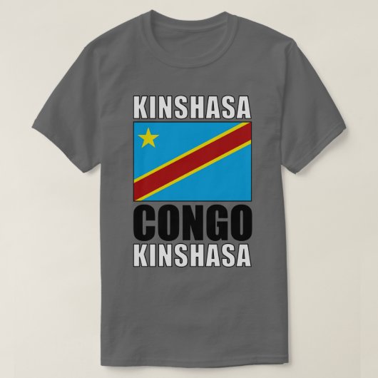 Vlag Congo T-shirt (Design voorkant)