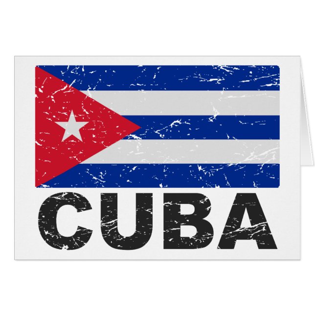  vlag Cuba (Voorkant Horizontaal)