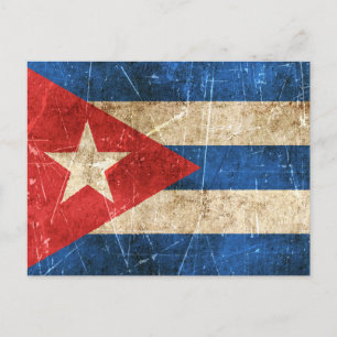  vlag Cuba Briefkaart
