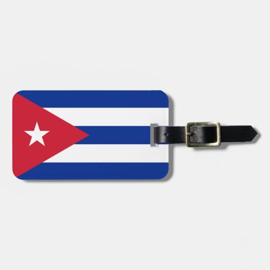 Vlag Cuba Easy ID Personal Bagagelabel (Voorkant horizontaal)