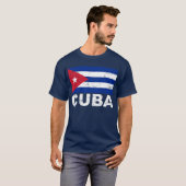 vlag Cuba T-shirt (Voorkant volledig)
