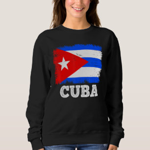 vlag Cuba: terugtrekkende vlag Cubaans Trui