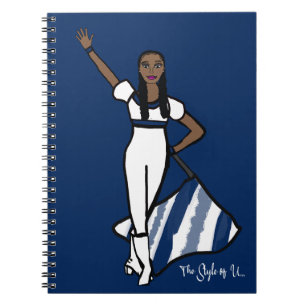 Vlag Dancer White Navy Accent Notitieboek F