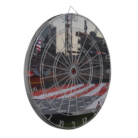 Vlag dartboard dartbord (Voorkant Links)