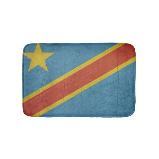 Vlag Democratische Republiek Congo Badmat (Voorkant)