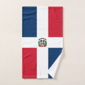 vlag Dominicaanse Republiek Bad Handdoek (Handdoek)