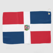 vlag Dominicaanse Republiek Golfhanddoek (Horizontaal)