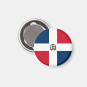 vlag Dominicaanse Republiek Magneet (Voorkant / Achterkant)