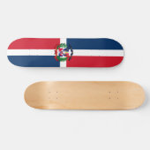 vlag Dominicaanse Republiek Skateboard (Horizontaal)