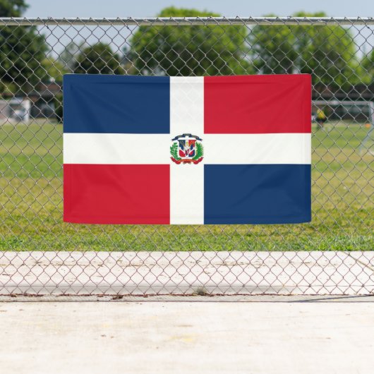 vlag Dominicaanse Republiek Spandoek (Insitu)