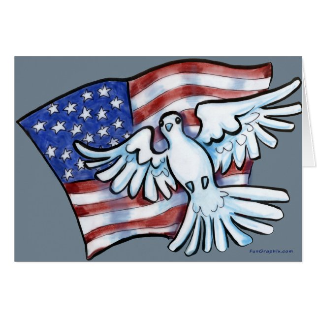 Vlag Dove (Voorkant Horizontaal)