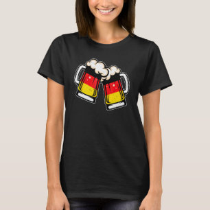 Vlag Duitsland Biermok Cool Duits Bier T-shirt