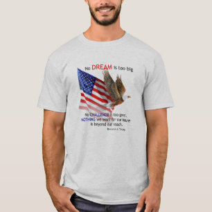 Vlag & Eagle Donald J Trump Quote T-shirt