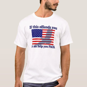 Vlag & Eagle Patriot - Amerikaanse vlag T-shirt