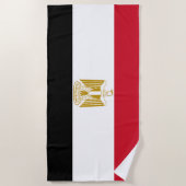Vlag Egypte Strandlaken (Voorkant)
