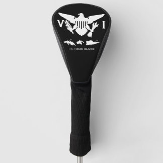 Vlag & eilanden van de Amerikaanse Maagdeneilanden Golfheadcover