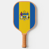 Vlag/Embleem van Philadelphia, PA Pickleball Paddle (Achterkant)
